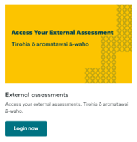 Access your External Assessment image v3