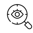 Icon shows a magnifying glass and an eye